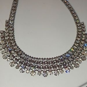 Dazzling costume rhinestone necklace